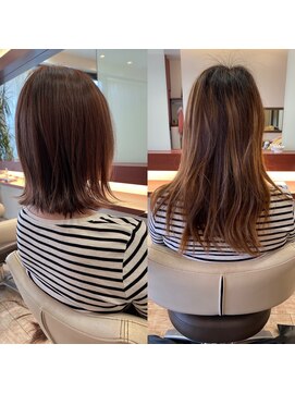 マーリャヘアー(mallia hair) くびれミディアム