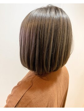 ライフ 忍ケ丘店(Lyfe) ミニボブミルクティーベージュ_ミニウルフテラコッタ_166