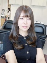 髪質改善酸熱トリートメント/ロングヘア/レイヤーカット/韓国風/
