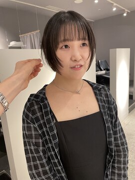 ヘアーエスクールシーユー 枚方T-SITE店(hair S.COEUR×Cu) ボブ