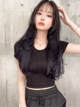スターズ 柏(STARS) 顔周り韓国ヘア シースルーバング　ロングレイヤー 前髪カット