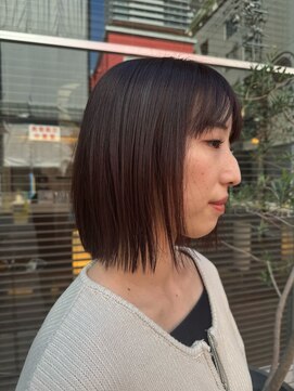ノイ(neu) 肩につかない切りっぱなしボブ 【静岡/静岡駅】
