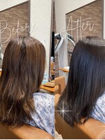 ルスリー 京都店(Lsurii) 髪質改善カラー