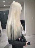 7920ニュアンスカラーホワイトアッシュハイトーンカラー韓国ヘア