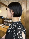 あご上ミニボブ