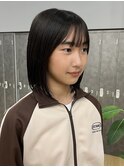 前下がりボブ/切りっぱなしボブ/ボブスタイル/ストンボブ