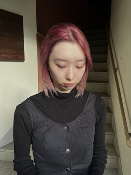 コレットヘアー ザモリオカ(Colette HAIR the MORIOKA) ♪ペールに色落ちするピンク♪