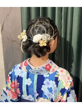 ヘアアレンジメント ボガスティーズ 川崎店(Hair arrangement Vogusty's) ツインお団子