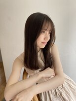 ガーランド (Garland)&nbsp;大人かわいい美髪ストレート小顔顔まわりレイヤーまろベージュ