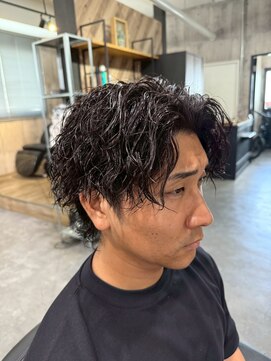 ビカムメンズヘアー 栄店(become men's hair) ツイストスパイラルパーマ/縦落ちパーマ