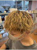 マッシュツイストスパイラルパーマ