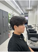 ダウンパーマ ニュアンスパーマ センターパート