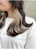 レイヤーカット×ブリーチを使ったインナーカラー☆表参道