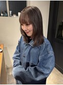 冬にぴったりのグレージュ