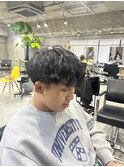 ツイストスパイラルパーマ/津田沼/メンズパーマ/ブリーチ