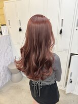 ペイププロドアイコン 博多(Peyp prod ICON)&nbsp;ブリーチなし明るめレッドブラウンピンクカラー SAKI