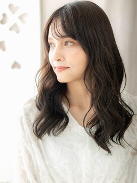 カバーヘア ブリス 大宮西口(COVER HAIR bliss) ダークアッシュ大人巻き小顔エアウェーブパーマX大宮30代40代