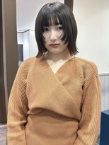 ラパンセ ブラン(LA PENSEE BRUN) 顔周りレイヤーボブ/インナーカラー