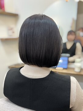 シア 春日部店(SHEER) ラベンダーグレージュ×ボブ 【春日部 久喜】