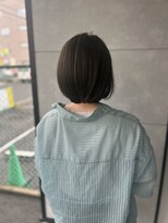 ジョワイユヘアーデザイン(Joyeux) joyeuxグラボブ/オリーブカラー【盛本彩乃】