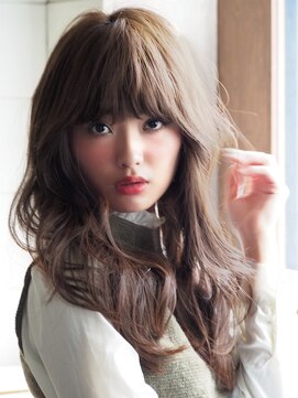 チョビー(Chobii) [chobii]967ゆるふわロング☆モテ髪パーマ☆フリンジバングYuki