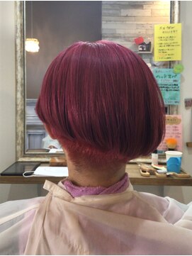 ヘアーミッションツムジ(hair mission Tsumuji) アシメマッシュショ-ト
