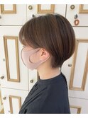 耳掛けマッシュショート☆