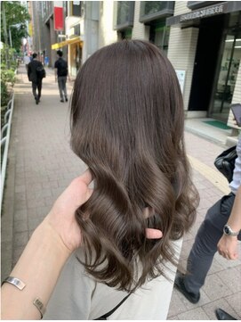 ジーナ 新宿(Zina) 【Zina 新宿】髪質改善＊艶カラー＊オリーブベージュ
