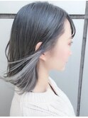 10代~20代向け!グレー×インナーシルバー