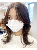#レイヤーカット#くびれヘア#韓国ヘア#ウルフカット
