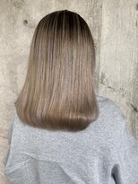 ガルボ ヘアー(garbo hair)&nbsp;#ガルボヘアー #バレイヤージュ #ハイライト #外国人風