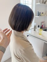 シロ 延岡店(SIRO)&nbsp;【ショートボブ前髪耳かけ】宮崎延岡美容室SIROシロ