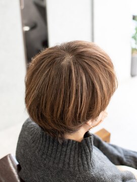 ルルン(Lu-Lun) 【Lu-Lun】白髪ぼかし脱白髪染めハイライト+大人ショート