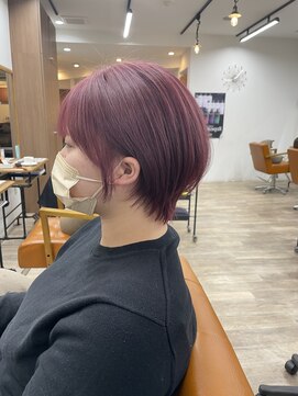 ルチナ 秦野(Lucina) ショート/ピンクラベンダー/ダブルカラー