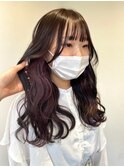 ダブルカラーピンクベージュベージュカラーケアブリーチレイヤー