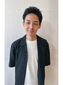アップバングパーマ
