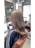 ミルクティーベージュグレージュハイトーンダブルカラーインナー