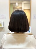 ボブ/30代40代50代/艶ボブ