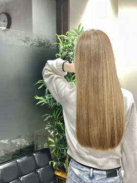 庵 ヘアー(hair) ホワイトベージュ