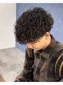 【プードルパーマ】メンズマッシュパーマスパイラルパーマ名古屋