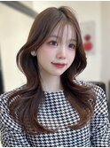 ☆韓国くびれヘア お顔まわりカット ベージュカラー☆