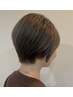 【リタッチカラー】＋【カット】+【クイックトリートメント】￥9900