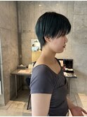 ダークオリーブ夏ショート