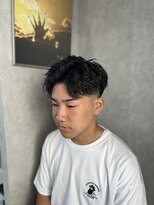 デン 仙台店(DEN)&nbsp;フェザーパーマ/スパイキーショート[榴岡/メンズ/理容室]