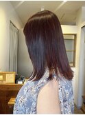モーヴピンクローズブラウンこなれブリーチ無しダブルカラー