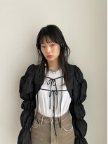 エイチ 天神橋(H)&nbsp;デジタルパーマチェリーブラウンミディアムヘアハンサムショート