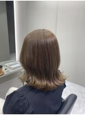寒色ベージュ(イルミナカラー＋髪質改善トリートメント)