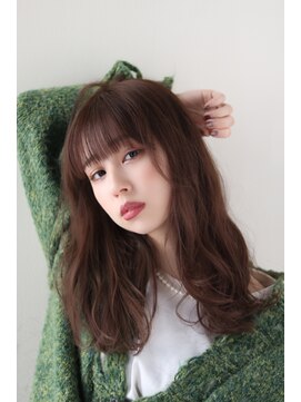 レム 仙台店(L.E.M) 《L.E.M 仙台店》ブリーチなしショコラブラウン/及川翔