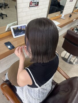 シエル フクオカ(CIEL FUKUOKA) おしゃれさん大人気◎ぱつっとボブ/グレージュ