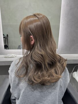 トーン(tone) ブリーチなしダブルカラー/明るめベージュ/オリーブベージュ